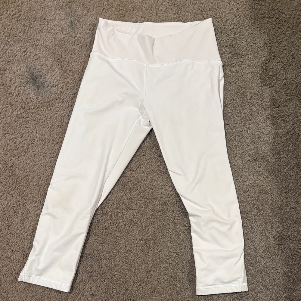 White Size 8 Lululemon leggings